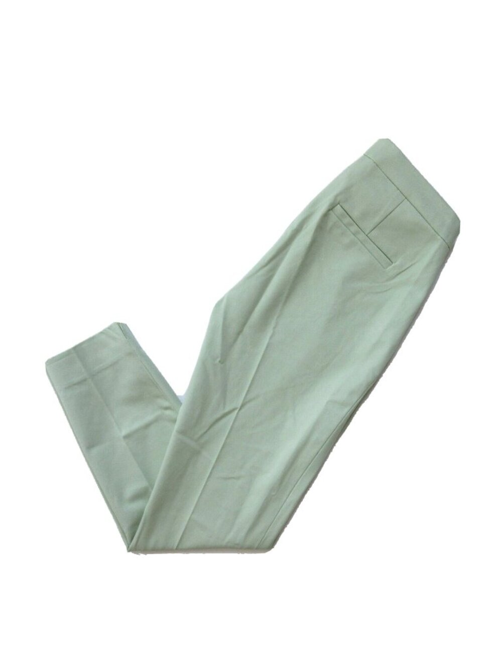 NWT J.Crew Martie in Light Pistachio Green Bi-Stretch Cotton Slim Crop Pants 4P